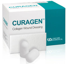 Load image into Gallery viewer, Curagen™ Collagen Wound Dressing Plug, 10x20mm (3/8" x 3/4"), 10 /box
