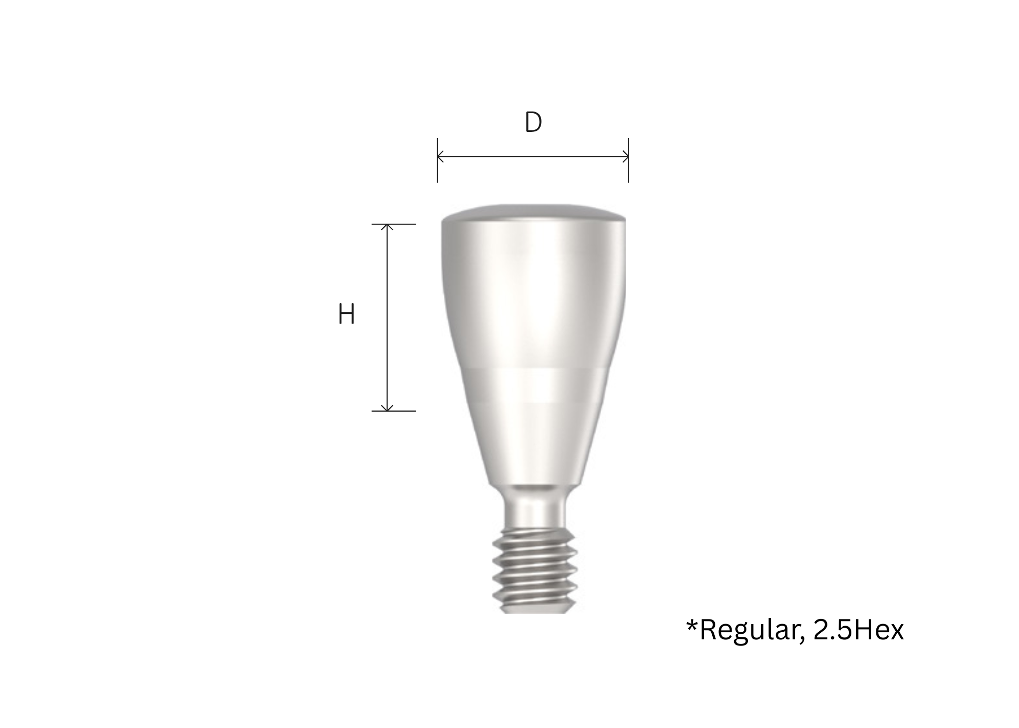 Healing Abutment - Hiossen Regular