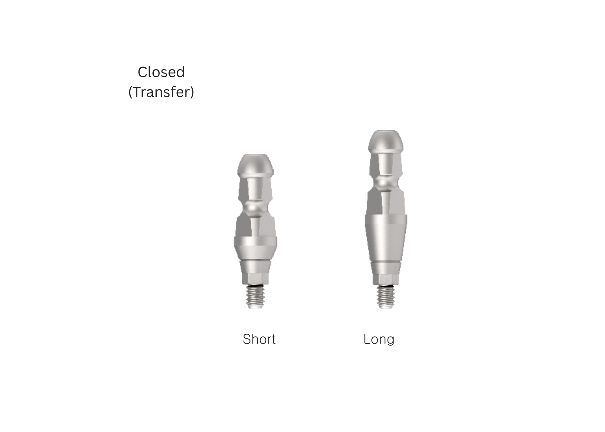 Impression Coping: Closed tray - Hiossen Mini, Regular