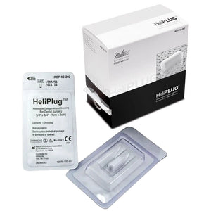 HeliPlug 3/8" x 3/4" Absorbable Collagen Wound Dressing, 10/Box